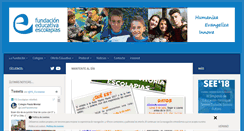 Desktop Screenshot of fe-escolapias.org