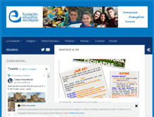 Tablet Screenshot of fe-escolapias.org
